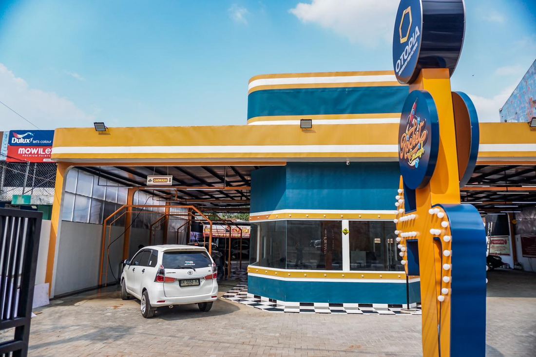 Outlet bisnis carwash Rocket Carwash Pondok Pinang, Jakarta Selatan